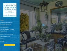 Tablet Screenshot of hamptondesignershowhouse.com